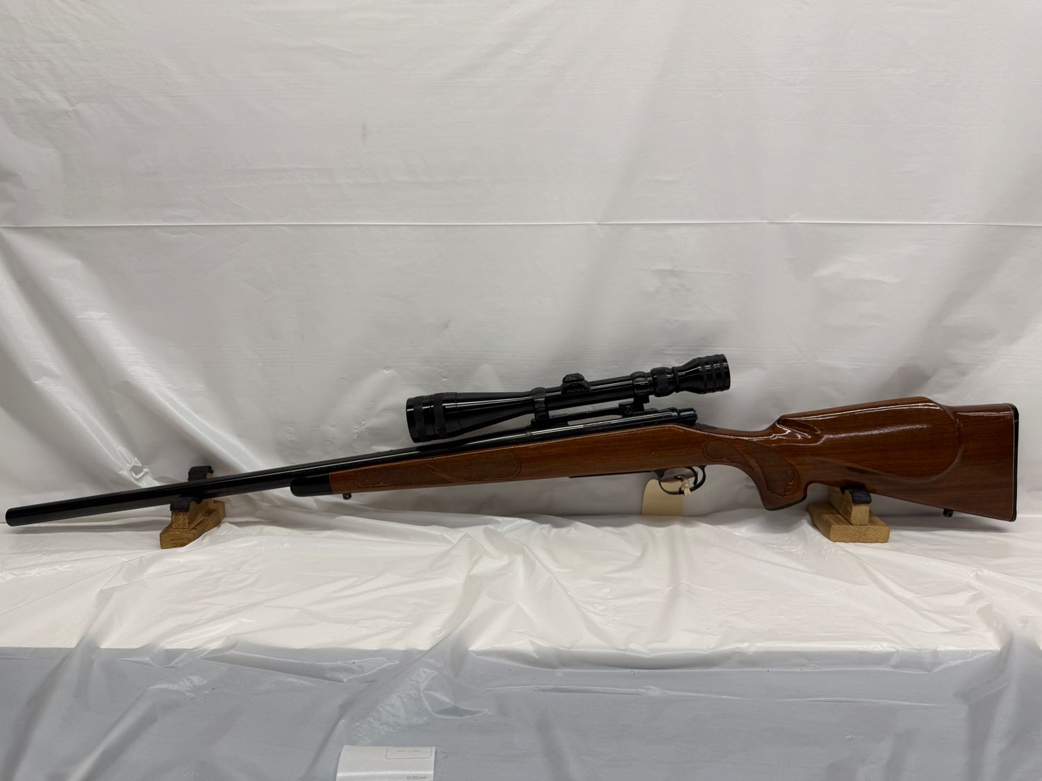 CG-0236 Used/Consignment Remington 700 BDL Varmint 24 CG-0236 Used/Consignment Remington 700 BDL Varmint 24" Heavy Barrel 22-250Rem W/ 4-12x40 Redfield Duplex Reticle AO Scope, Some Handling Marks Due to Age - Mint Condition!