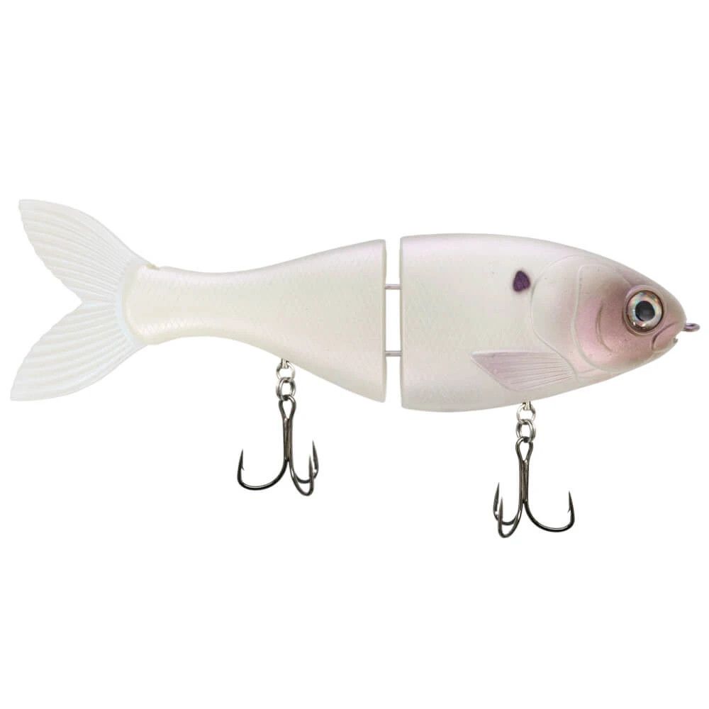 Bucca 6" Trick Shad 1-5/8oz, Color: Pearl Bone