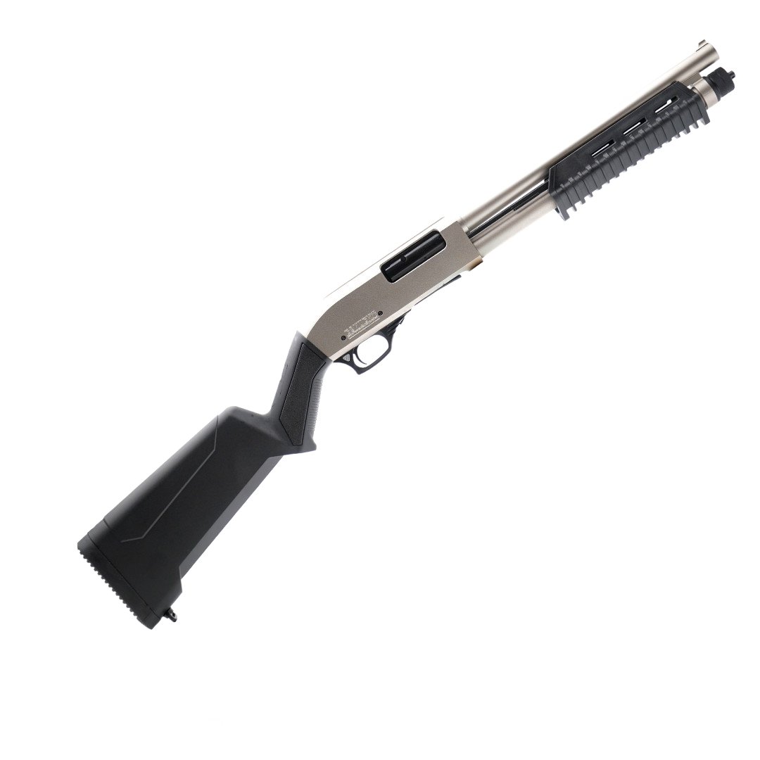 Canuck Defender Marine Shotgun 12ga 3" Nickel/Black