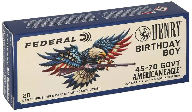 Federal Henry 250th Anniversary 45-70 GOVT 300gr Jacketed Hollow Point
