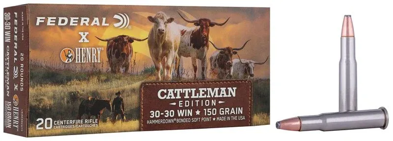 Federal Cattleman Edition 30-30 Win 150gr HammerDown Bonded Soft Point
