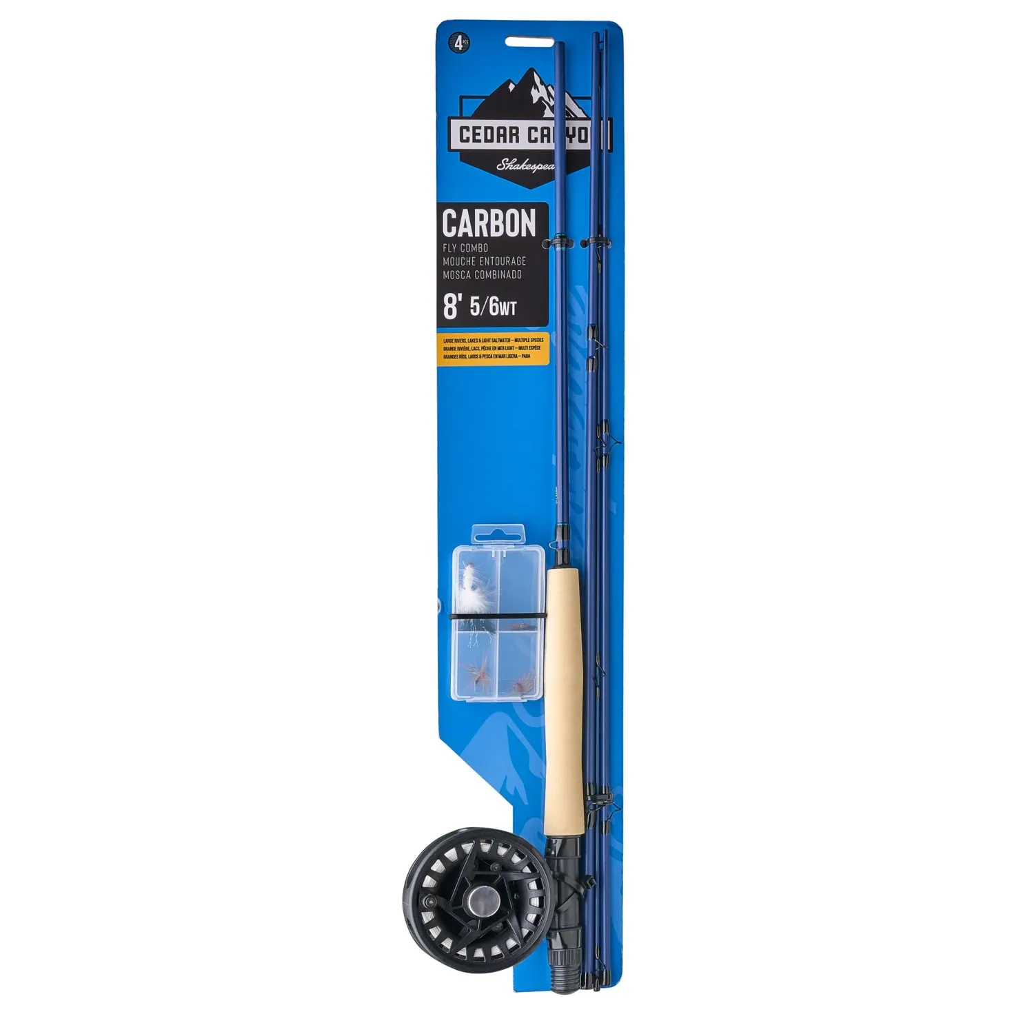 Cedar Canyon Carbon Fly Kit (20lb Nylon Backing) 5/6 wt 8' Cedar Canyon Carbon Fly Kit (20lb Nylon Backing) 5/6 wt 8'