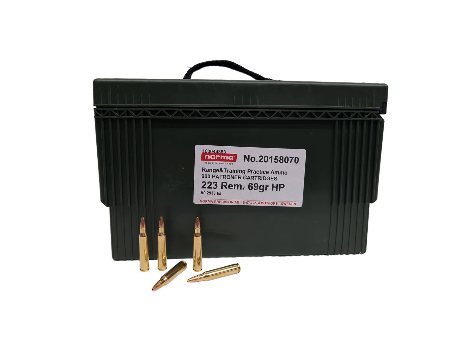 Norma R&T 223 Rem 69gr M2A1 Can (900 Rounds)