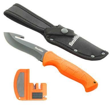 Smith'S Edge Sport Fixed Blade Gut Hook/Sharpener Combo Smith'S Edge Sport Fixed Blade Gut Hook/Sharpener Combo