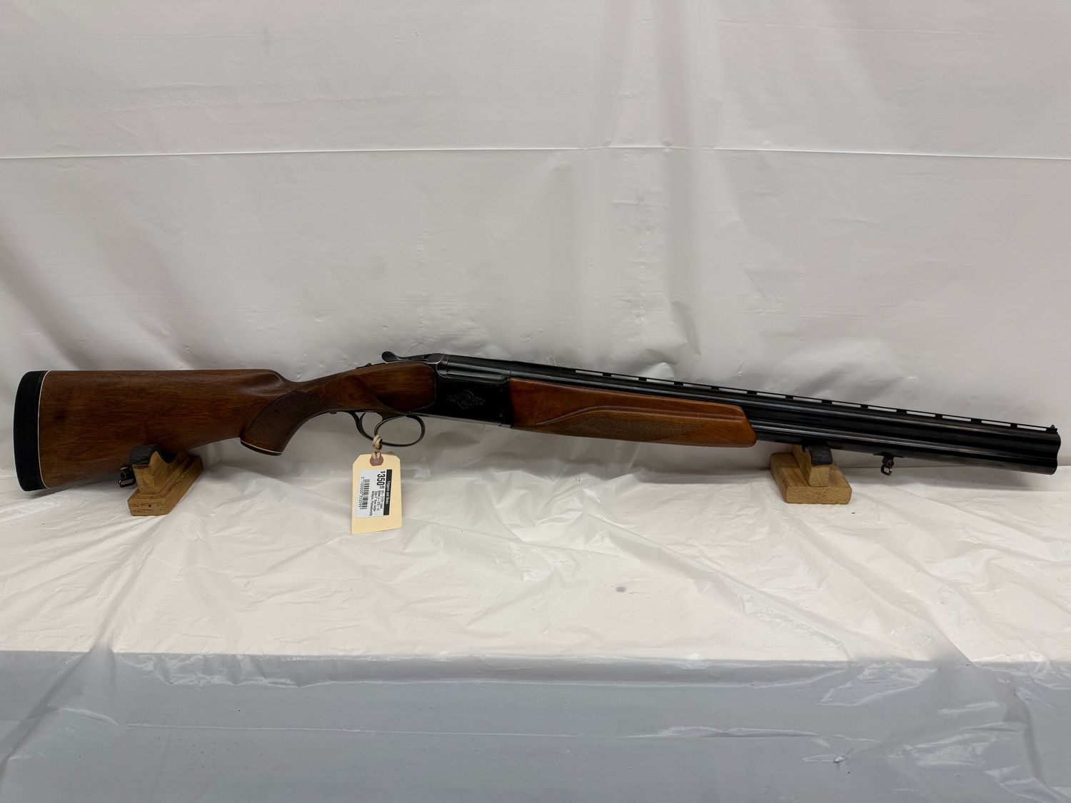 UG- 21731 Used Baikal IJ-27E-1C 12ga 3" Over Under Shotgun, Professionally Customized Barrels 22" in Length W/ Fixed Cylinder Bore Chokes, Aftermarket Soft/Foam Butt Pad - Good Condition!