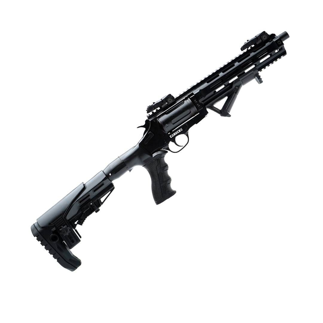 Canuck Evolve Tactical Blackout 410ga 2.5" Revolver Shotgun 9" Barrel w/ Angled Grip