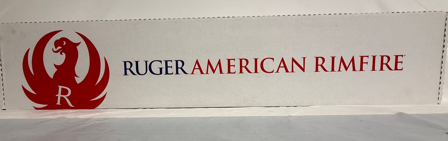 UG-21787 Ruger American Compact 22LR Bolt Action Rifle w/ 10 Shot Rotary Magazine, Original Box and Contents, Under 50Rds Fired - Excellent condition.