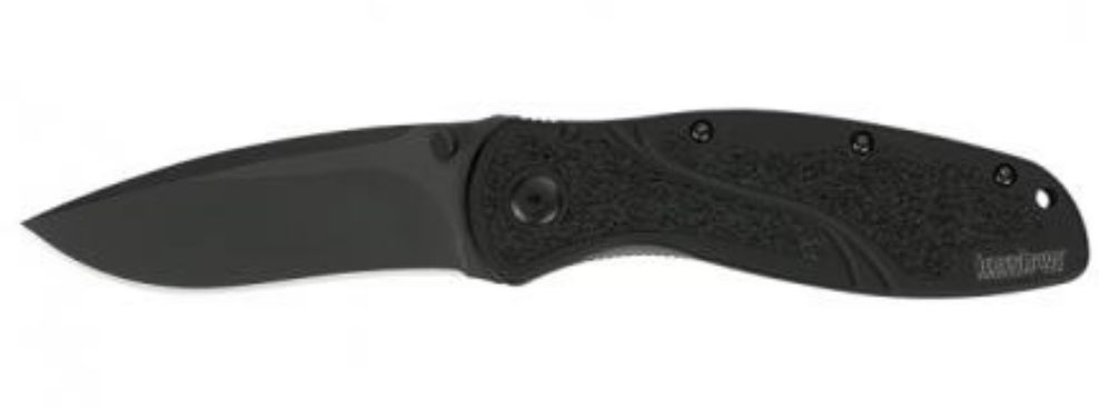 KERSHAW BLUR-BLK/BLK folding lock blade pocket knife KERSHAW BLUR-BLK/BLK folding lock blade pocket knife