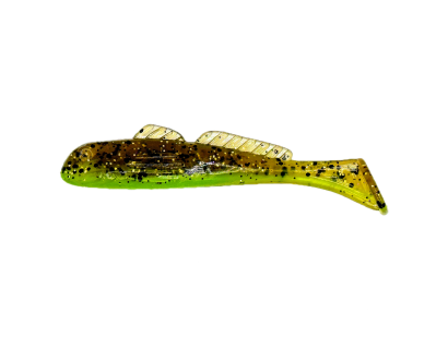 Grumpy Baits Finesse Goby Grumpy Baits Finesse Goby, Color: Natural Goby/Chartreuse