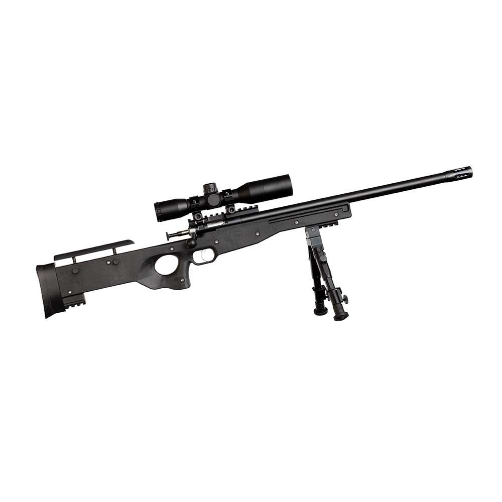 Keystone Arms Crickett Precision Rifle 22LR Bolt-Action Single Shot w/ Muzzle Brake, 4x32 Scope, & Bipod