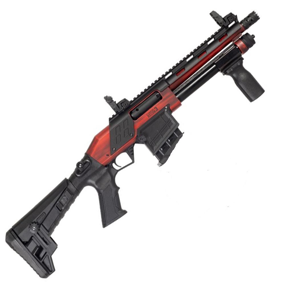 Canuck Recon 3 12 Gauge 3 Canuck Recon 3 12 Gauge 3" 9" Barrel Distressed Red Magazine Fed Pump-Action Shotgun