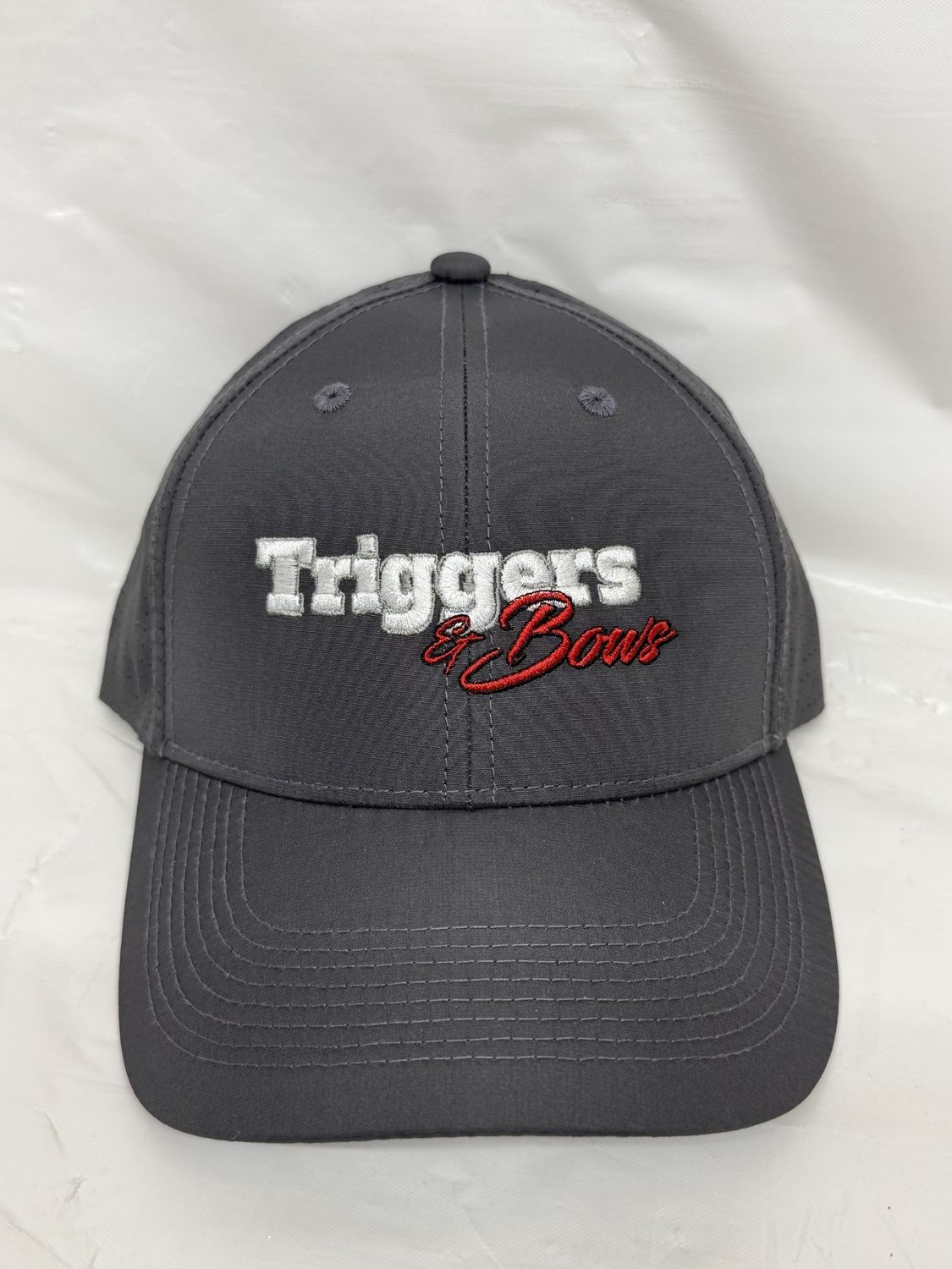 Triggers and Bows Polyester Rip Stop Hat Grey Triggers and Bows Polyester Rip Stop Hat Grey