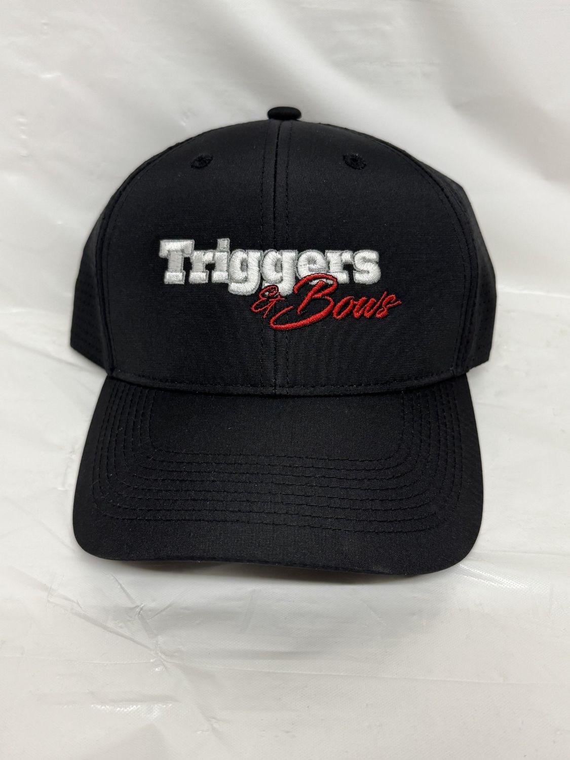 Triggers and Bows Polyester Rip Stop Hat Black Triggers and Bows Polyester Rip Stop Hat Black