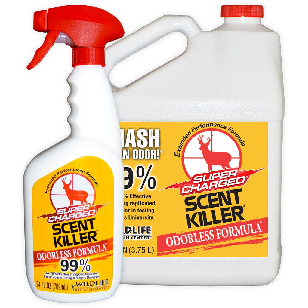 Wildlife Research Scent Killer Super Charge Combo 1 Gallon & Clothing Spray 24 Fl Oz Wildlife Research Scent Killer Super Charge Combo 1 Gallon & Clothing Spray 24 Fl Oz