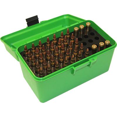 MTM Handled 50 Round Medium Rifle Ammo Case
