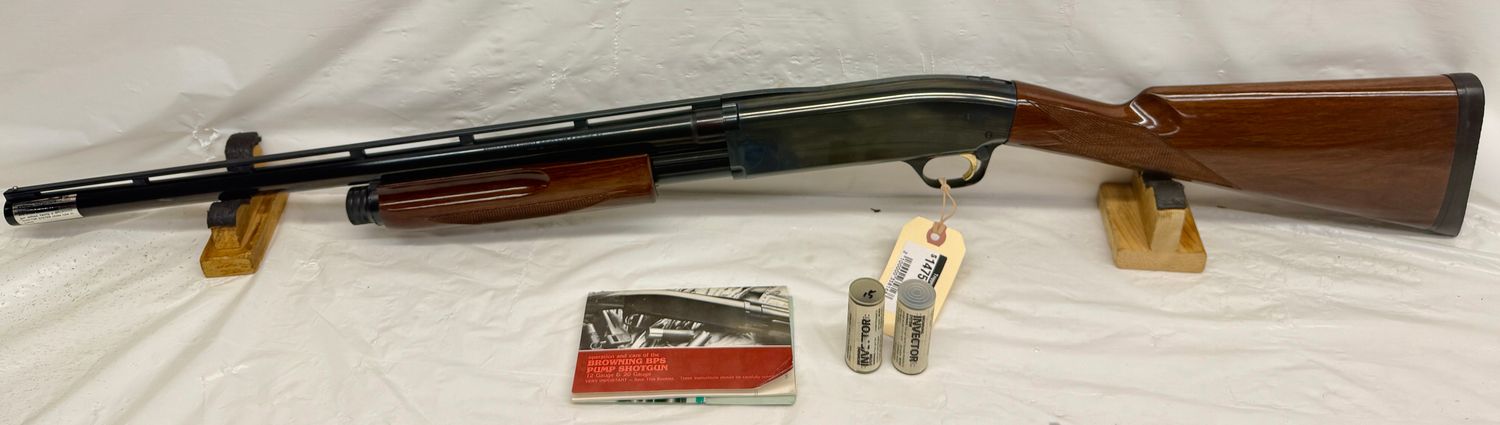 UG-21998 Used Browning BPS Upland 12 Gauge 3 UG-21998 Used Browning BPS Upland 12 Gauge 3" Chamber W/ 22" Vent Rib Barrel, Includes 3 Invector Flush Mount Chokes - Full, Mod, Imp Cyl. Excellent Condition.