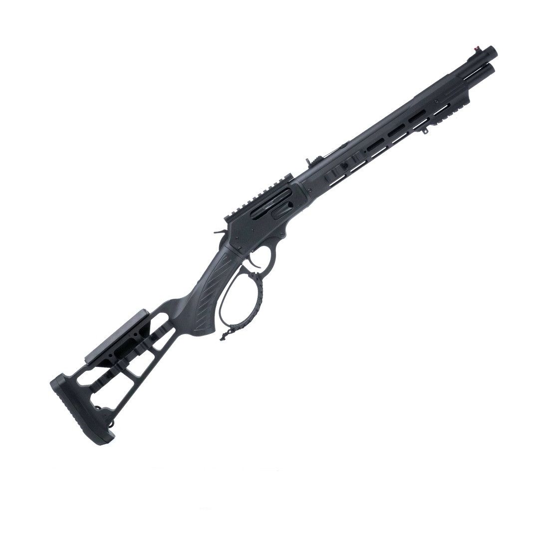 Canuck Wrangler Blackout 45-70 Govt 16.5" Barrel Black Skeleton Stock 4+1 Capacity Lever Action Rifle