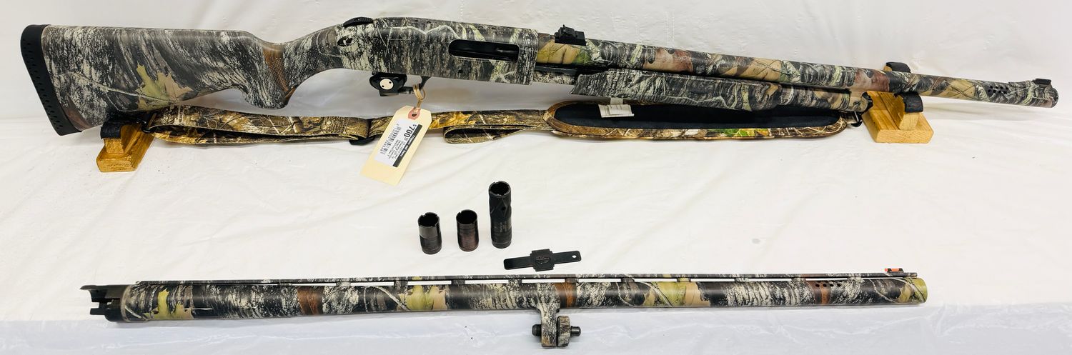 UG-22010 Used Mossberg 500, 12 Gauge 3 UG-22010 Used Mossberg 500, 12 Gauge 3" Chamber, Waterfowl/Deer 2 Barrel Combo. Includes 4 Chokes - 3 Original Flush Mount Chokes F/M/Imp, 1 Extended/Ported Turkey Choke- Excellent Condition.