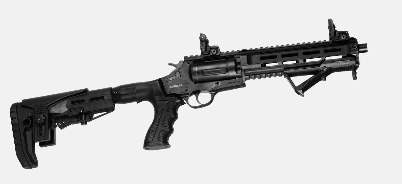Canuck Evolve Blackout 357 Mag/38 Spl 9" Barrel Black Tactical Revolver