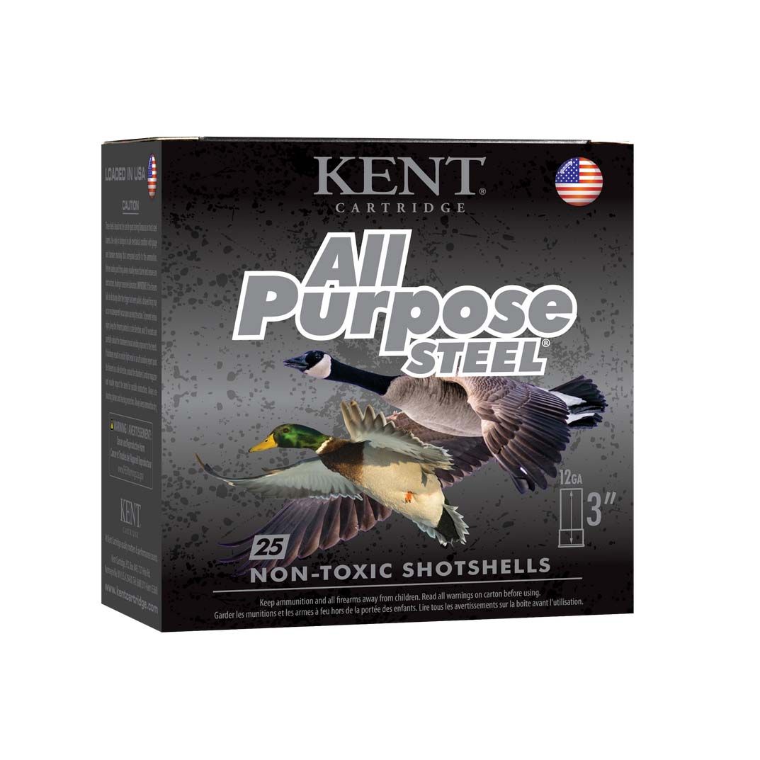 Kent All-Purpose 20 Gauge 3" 7/8oz #2 Steel Shot (250 Rounds)