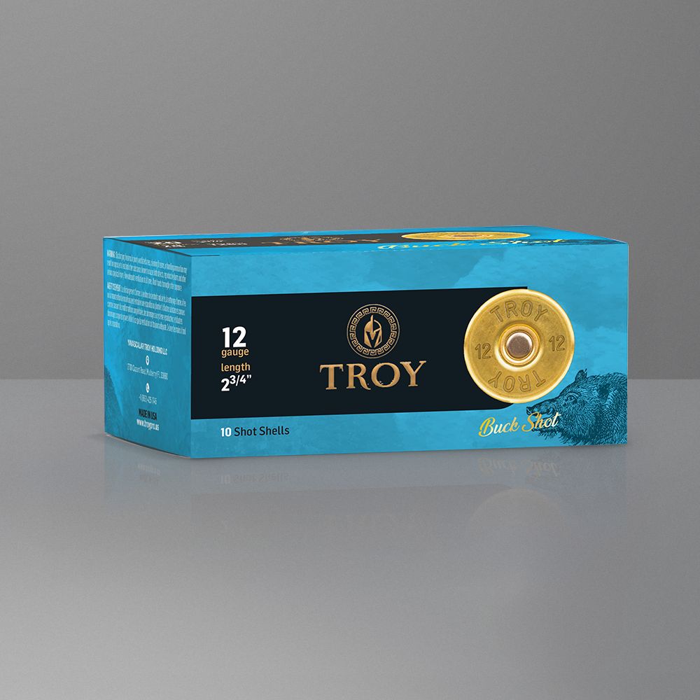 Troy  12 Gauge 2 3/4" #00 Buck Shot 9 Pellet (10 Rounds)
