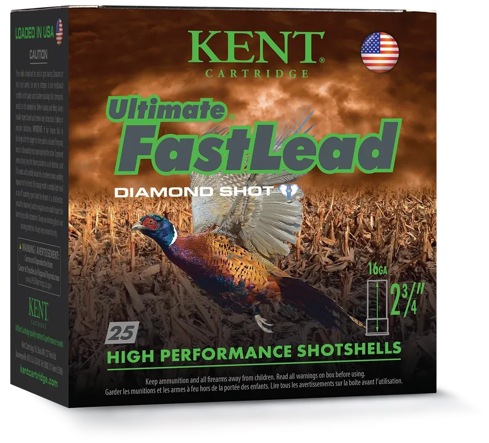 Kent Ultimate FastLead 16 Gauge 2 3/4" #6 1-1/8oz (25 Rounds)
