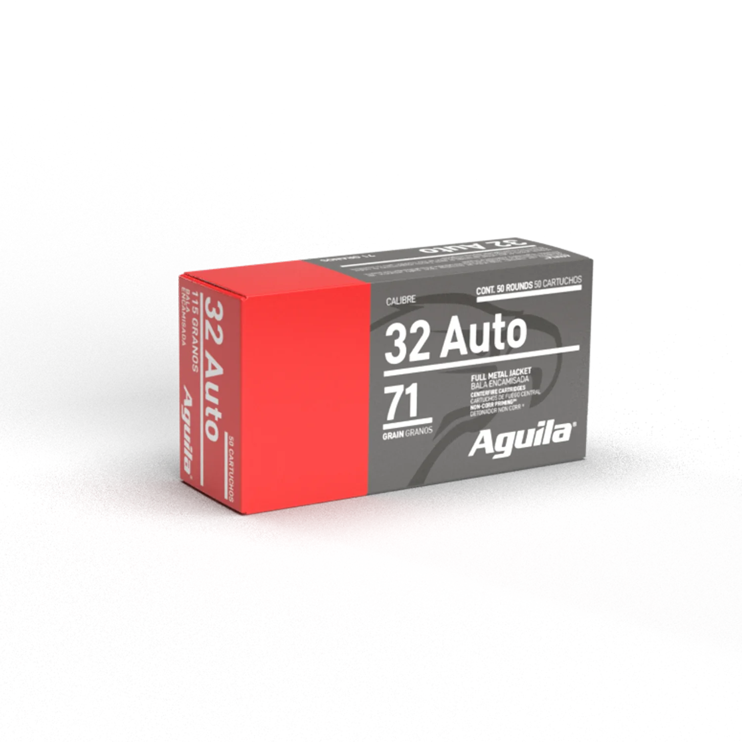 Aguila 32 Auto FMJ 71 Grain (50 Rounds)