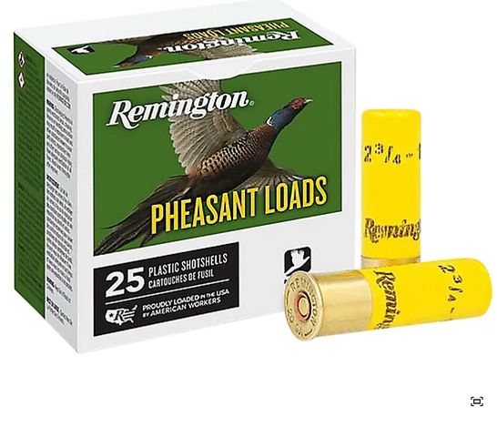 Remington Pheasant Loads (PL206) 20GA. 2.75 Remington Pheasant Loads (PL206) 20GA. 2.75" 2.75 Dram 1 OZ.#6 (25 Rounds)