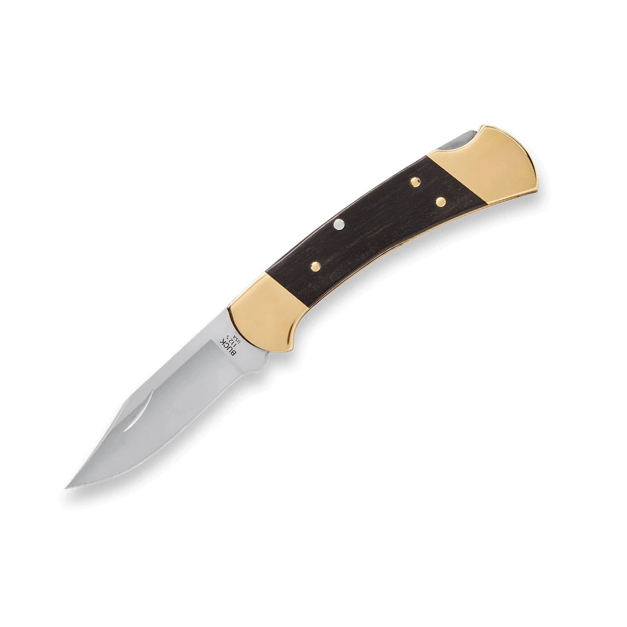 Buck 112 Slim Ranger Elite Heritage Brass Folding Knife Buck 112 Slim Ranger Elite Heritage Brass Folding Knife