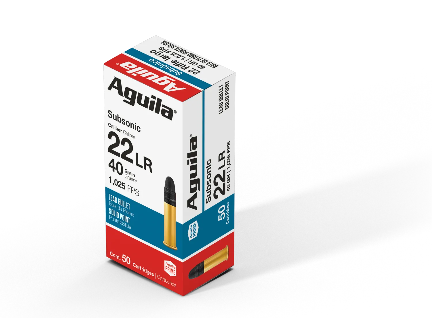 Aguila 22LR Subsonic 40 Grain Lead Round Nose (50 Rounds) Aguila 22LR Subsonic 40 Grain Lead Round Nose (50 Rounds)
