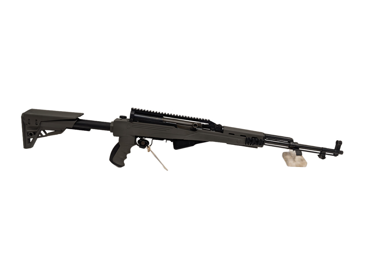 CG-0257 SKS 7.62x39 Nato w/ Grey ATI Stock Installed - Kodiak Defense 101 Scope Rail - 3 Magazines - 60 Rounds Ammo CG-0257 SKS 7.62x39 Nato w/ Grey ATI Stock Installed - Kodiak Defense 101 Scope Rail - 3 Magazines - 60 Rounds Ammo