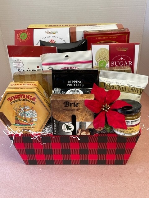 Large Plaid basket