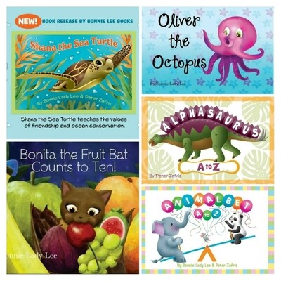FIVE BOARD BOOK COLLECTION