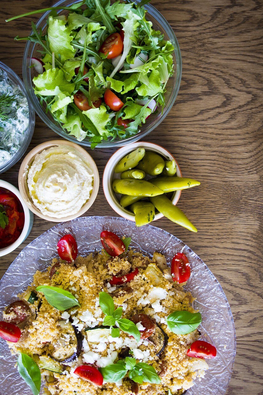 Couscous mit Grillgemüse &amp; Kräuter