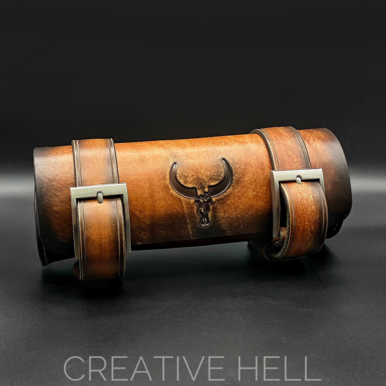 Lederrolle in Vintage Brown