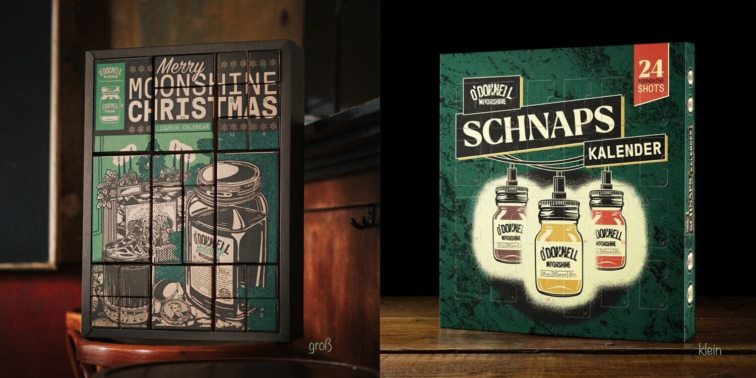 Moonshine O´Donnell Weihnachtskalender groß und klein