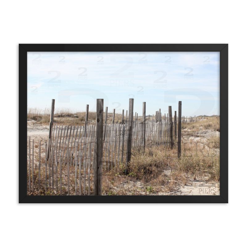 Weathered Beach Fence - Tybee Island