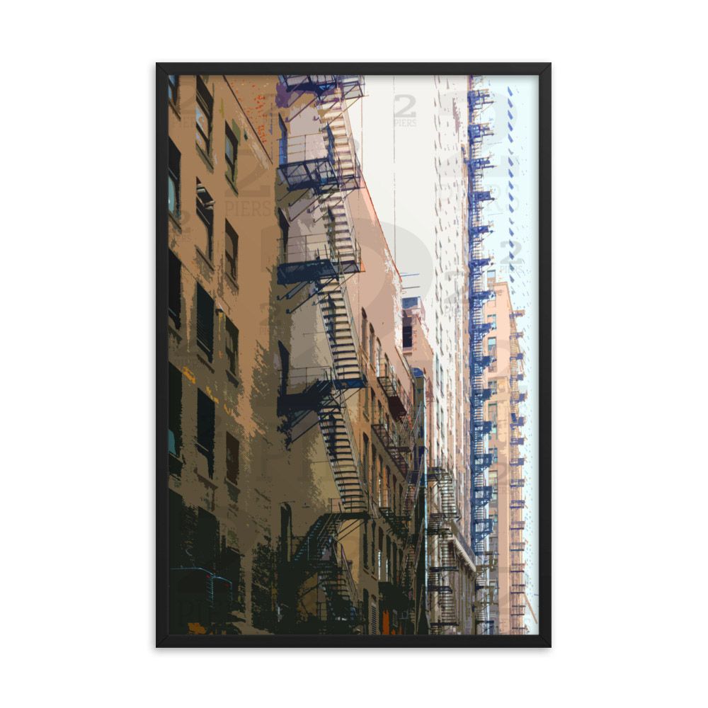 Chicago Alley Fire Escapes