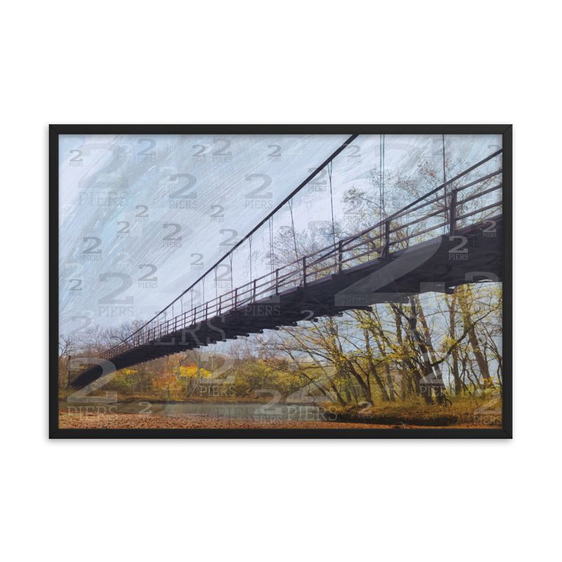 Rural Suspension Bridge