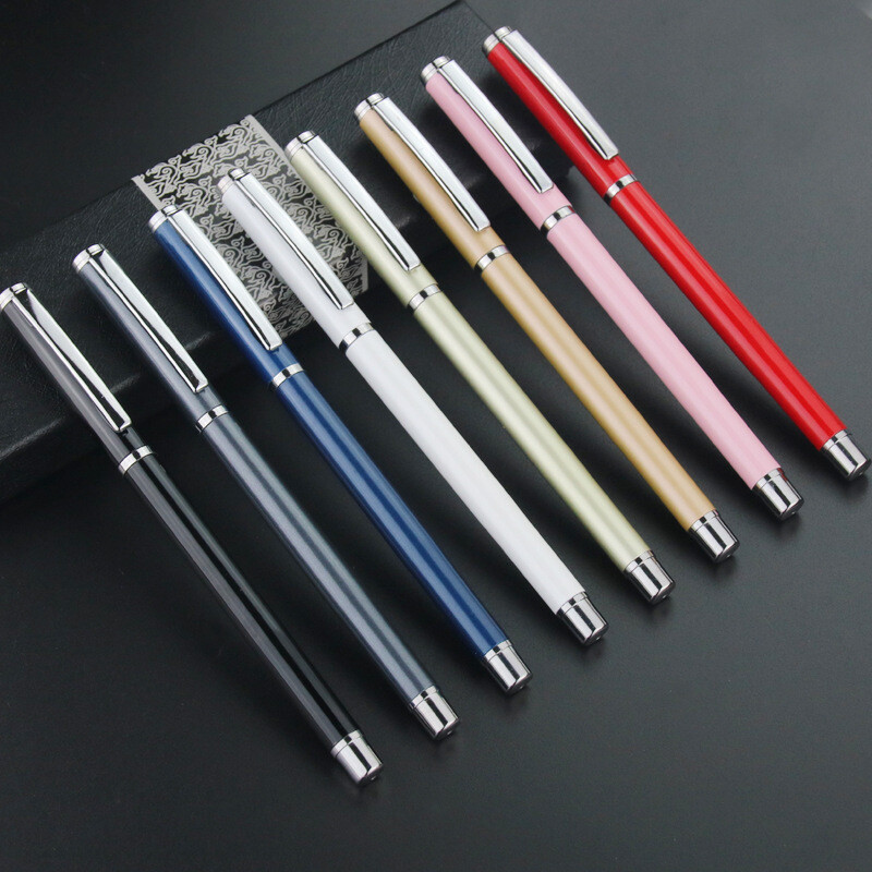 High-end Business Pen Signature Pen Metal Pen Metal Aluminum Rod  Ballpoint Pen Neutral Pen