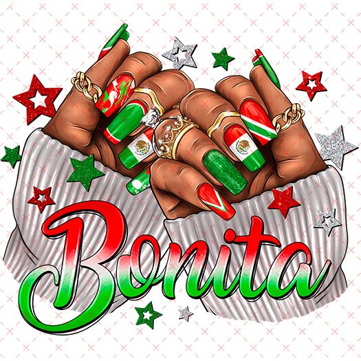 Bonita Mexican Girl Nails