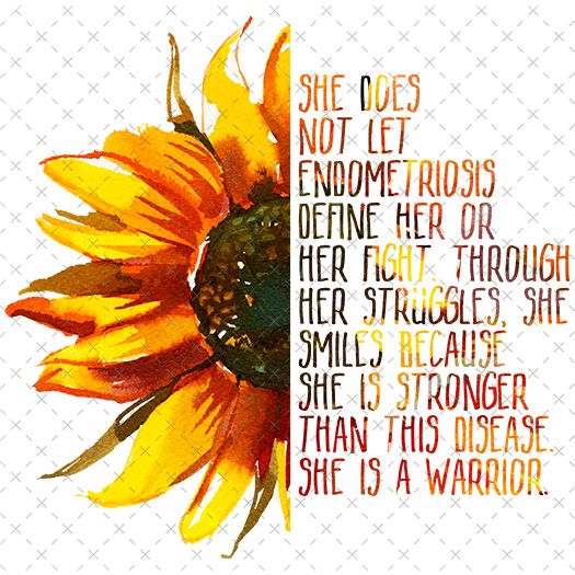 Endometriosis Sunflower