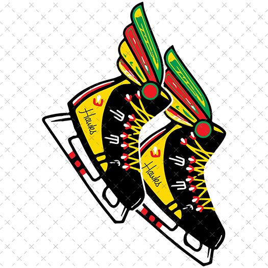 Chicago Blackhawks Skates