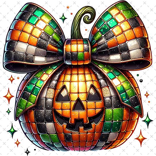 Disco Ball Pumpkin