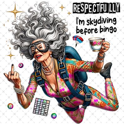Respectfully Sky Dive Bingo