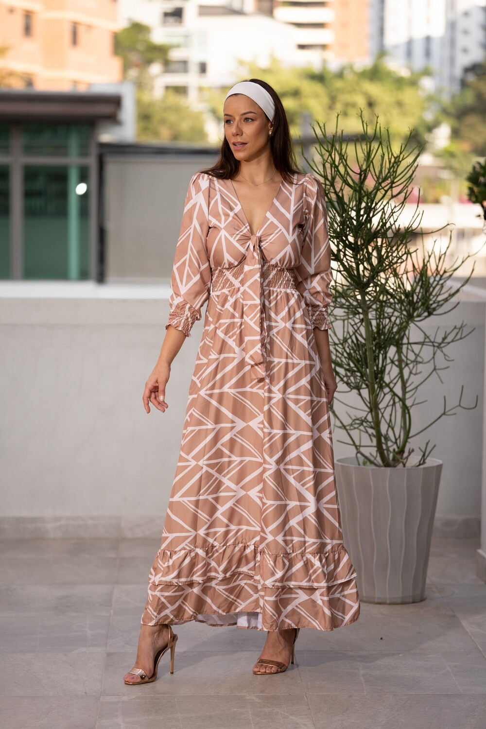 Vestido Camíla  beige