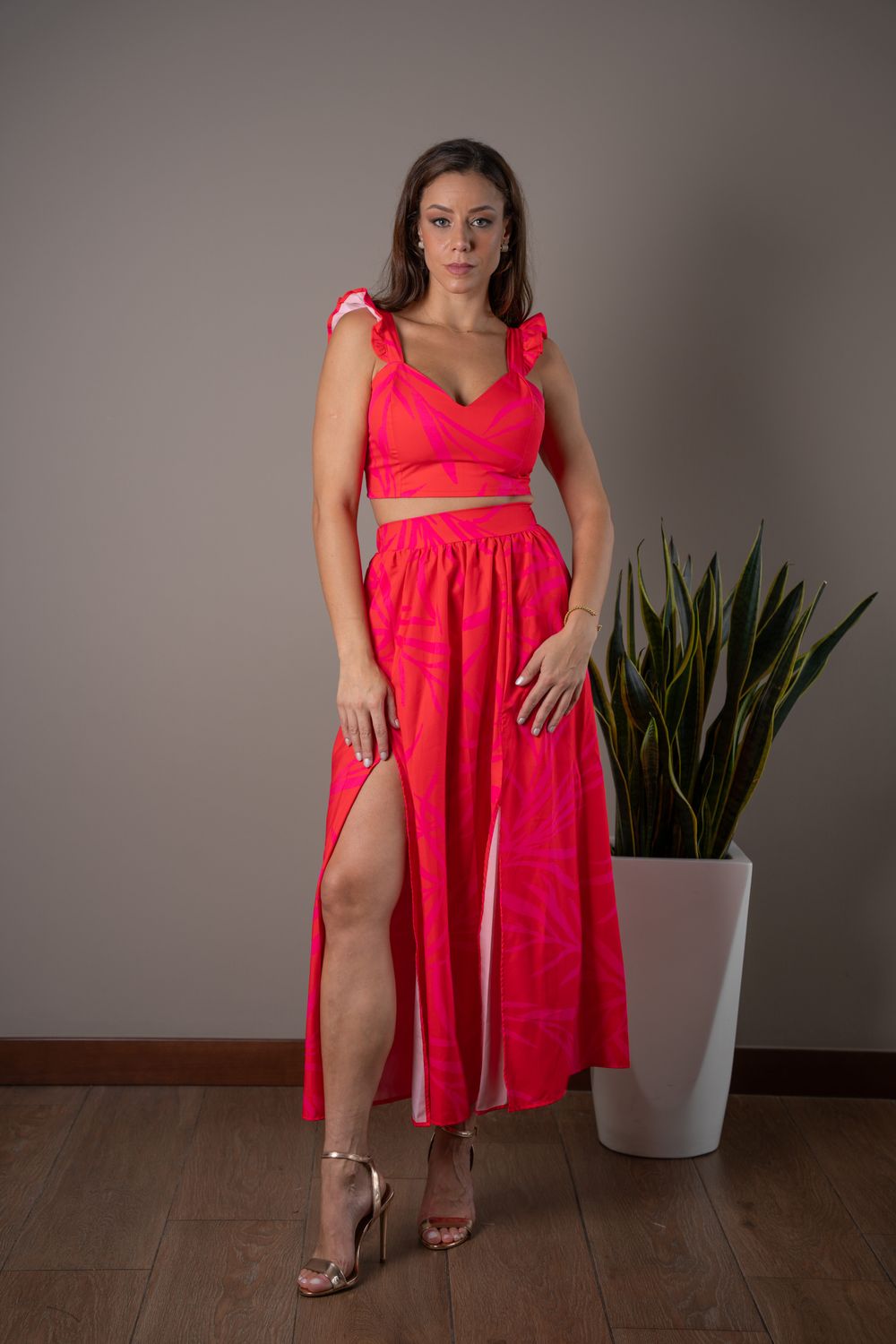 Set Malvina rojo