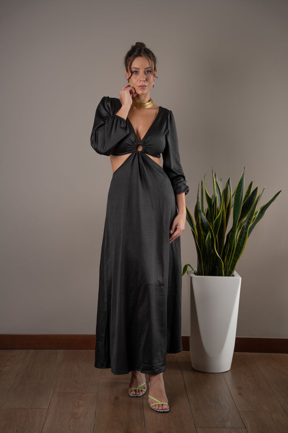 Vestido Anahí negro