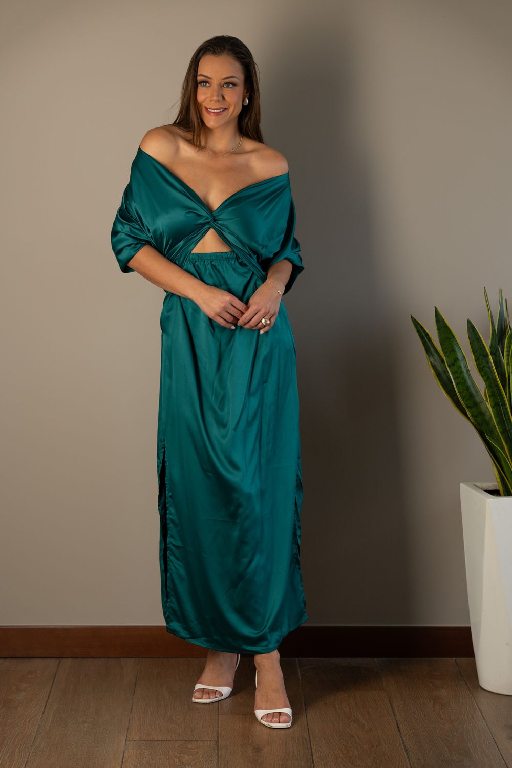Vestido Turín Esmeralda
