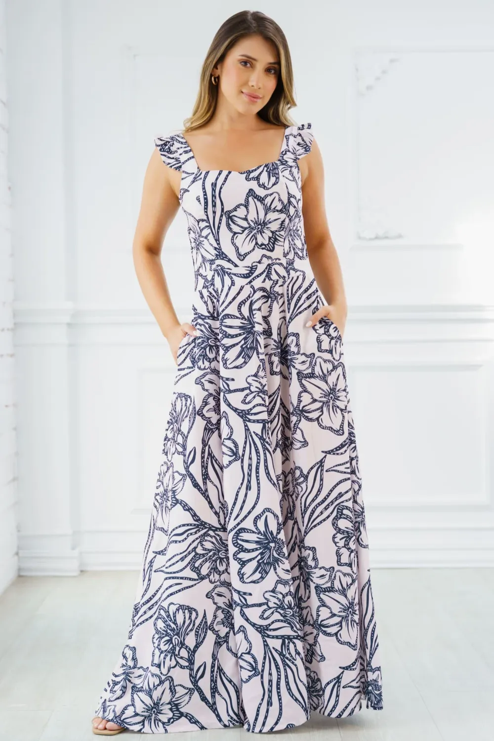 Vestido Adria Azul